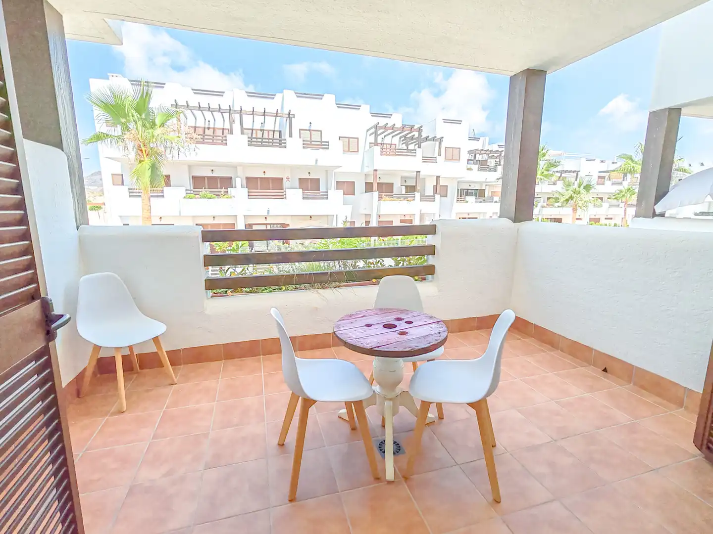 Terrasse von Wohnung zum Verkauf in Pulpí mit Klimaanlage, Heizung und Terrasse