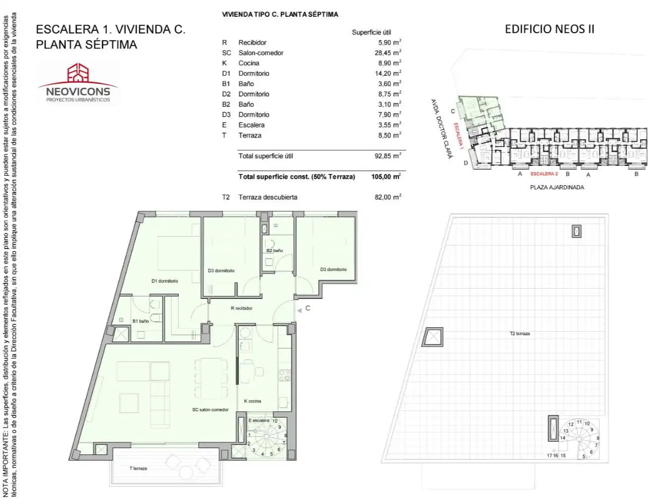 Attique avec ascenseur à vendre à doctor clara 41, imagen 8