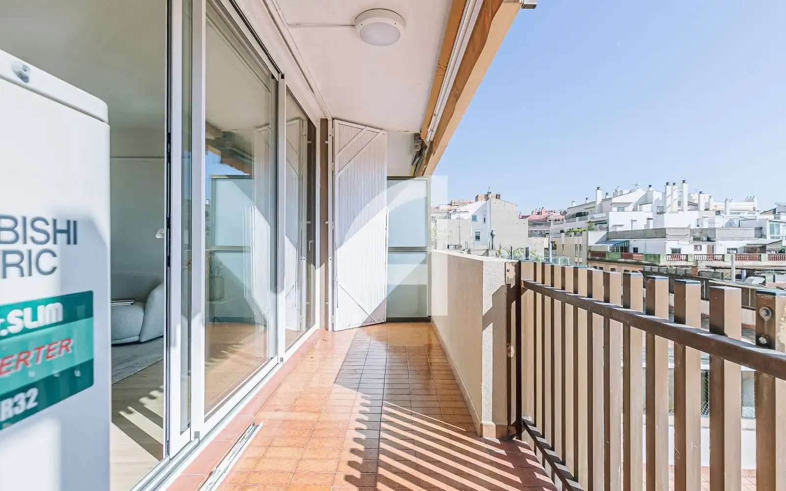 Balcony of Flat for sale in Barcelona  with Air Conditioner, Heating and Parquet flooring