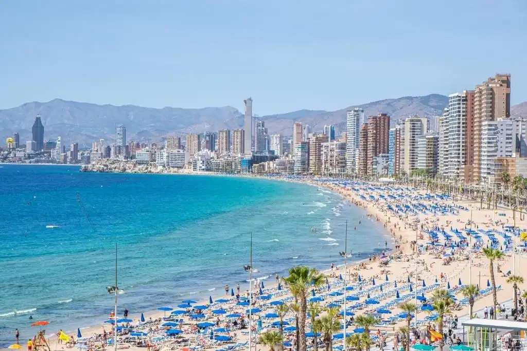 Exterior view of Flat for sale in Benidorm  with Air Conditioner, Heating and Private garden