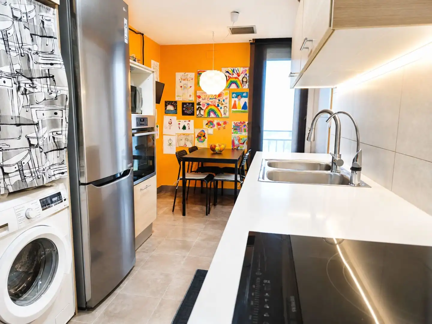 Kitchen of Attic for sale in Sabadell  with Air Conditioner, Heating and Private garden
