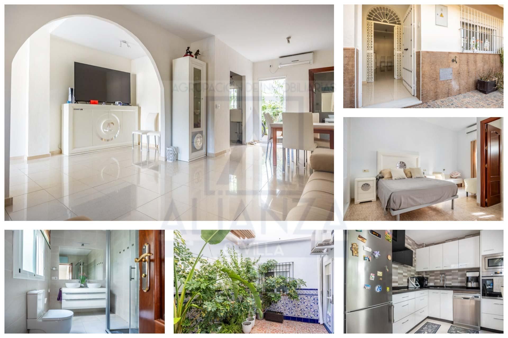 Exterior view of Single-family semi-detached for sale in Guillena  with Storage room and Balcony