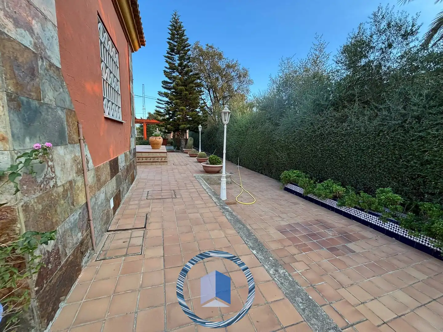 Terraza de Casa o chalet en venta en Alcalá de Guadaira con Aire acondicionado, Jardín privado y Terraza