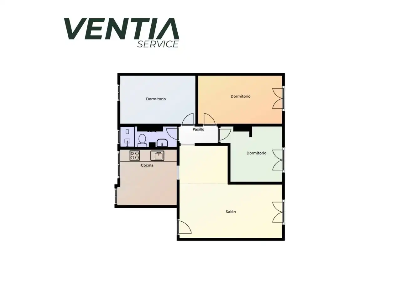 Piso en venta en Barcelona con Aire acondicionado, Calefacción y Parquet