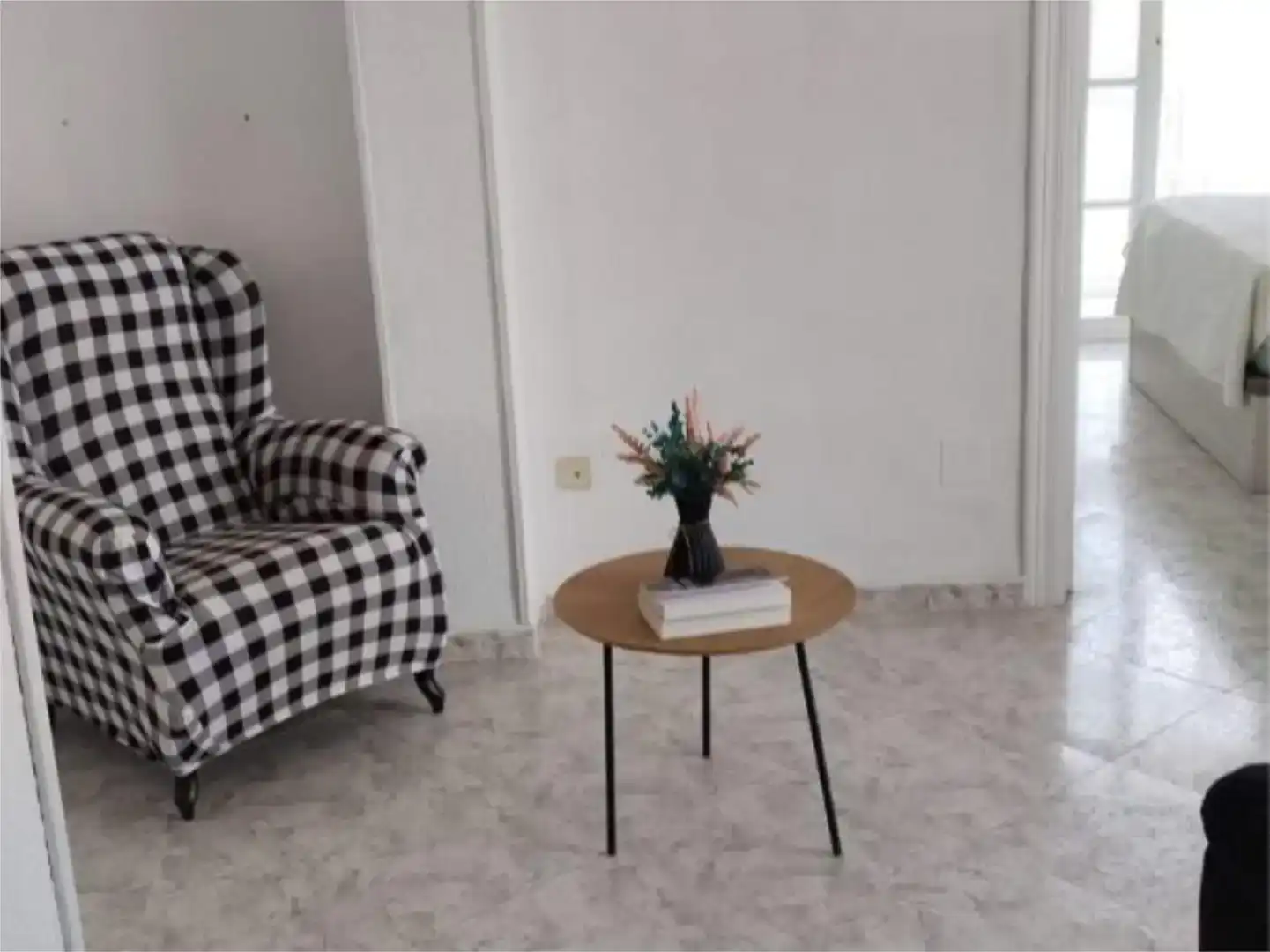 Sala d'estar de Pis en venda en Málaga Capital amb Aire condicionat i Balcó
