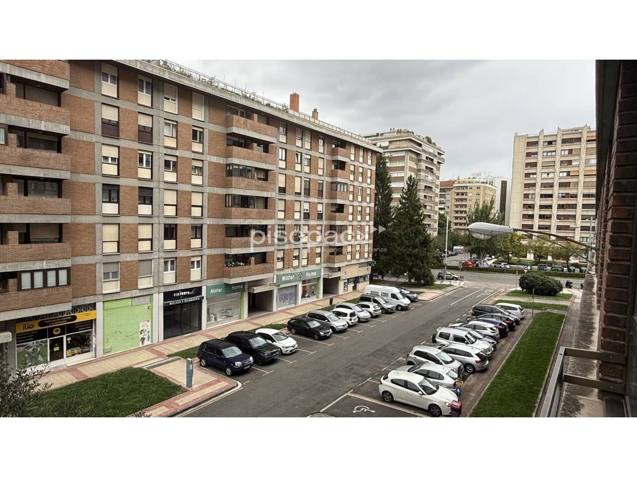 Exterior view of Flat for sale in  Pamplona / Iruña  with Heating, Parquet flooring and Terrace