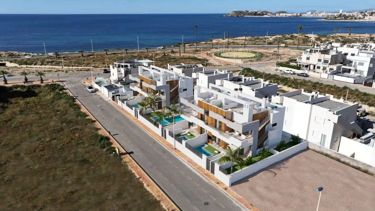 Vista exterior de Casa o chalet en venta en Mazarrón con Piscina comunitaria