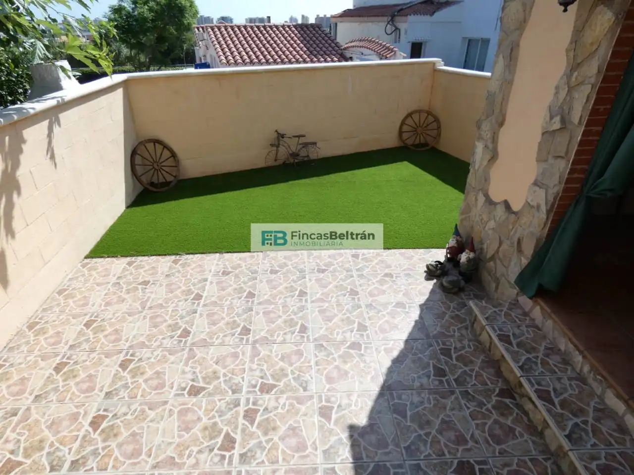 Terraza de Casa o chalet en venta en Peñíscola / Peníscola con Jardín privado, Terraza y Amueblado