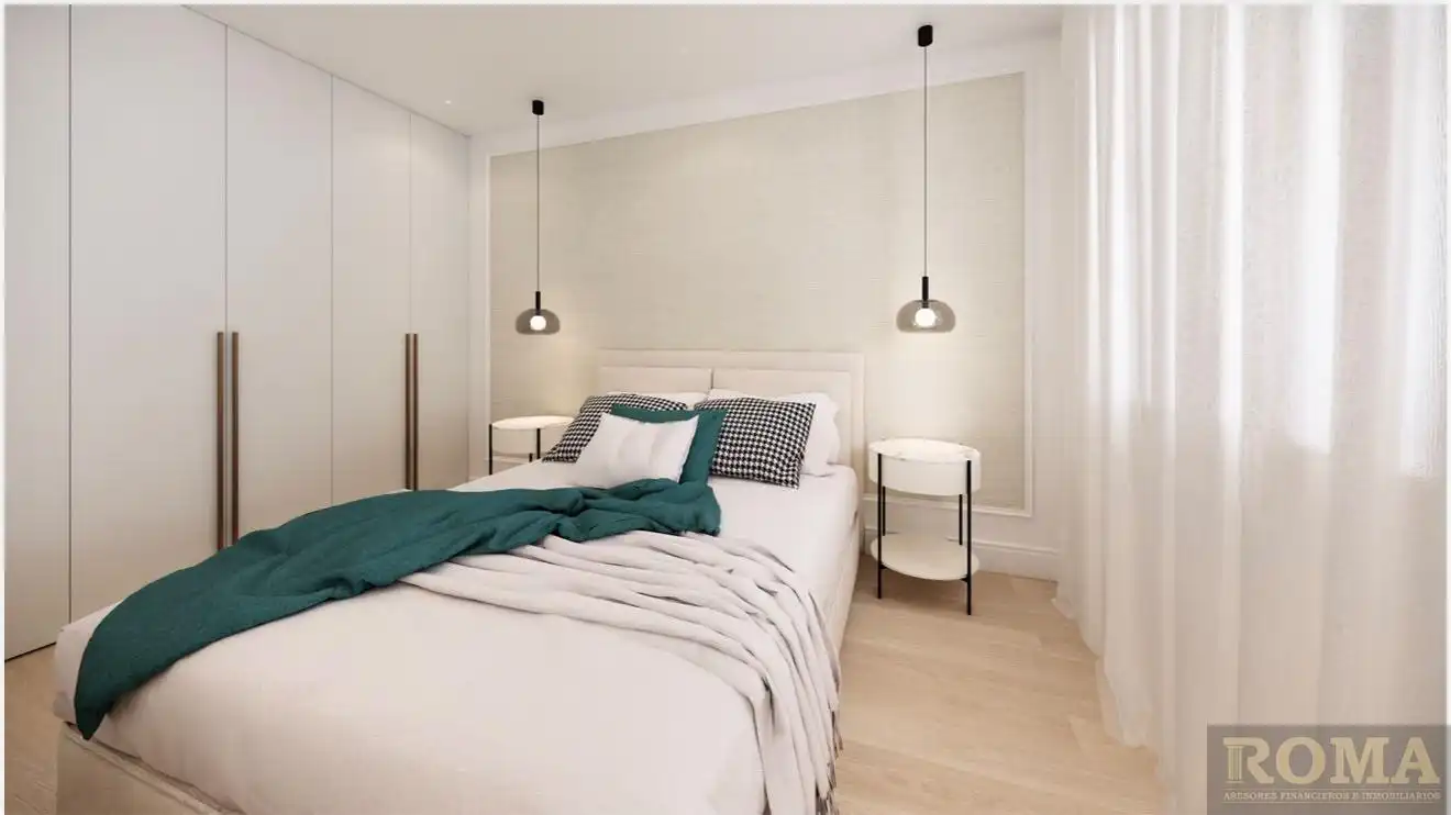 Schlafzimmer von Wohnung zum Verkauf in Salamanca mit Heizung, Möbliert und Balkon