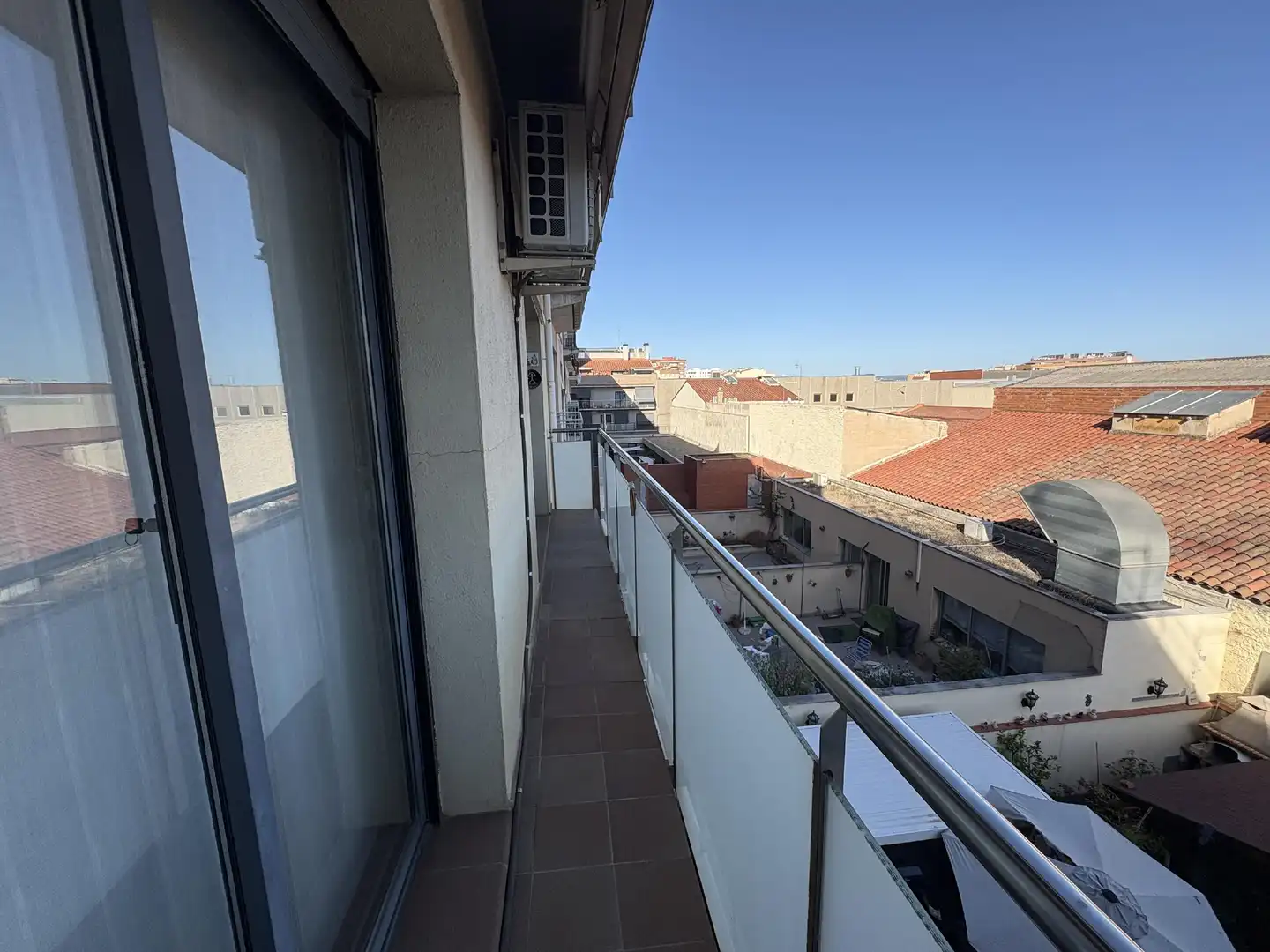 Balcony of Flat for sale in Sabadell  with Air Conditioner, Parquet flooring and Storage room