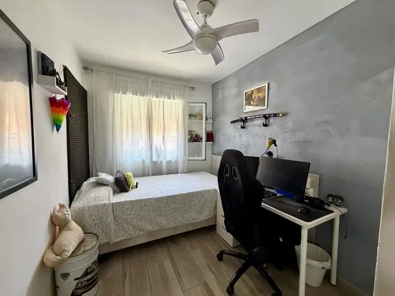 Bedroom of Flat for sale in Madrid  with Heating, Terrace and Storage room