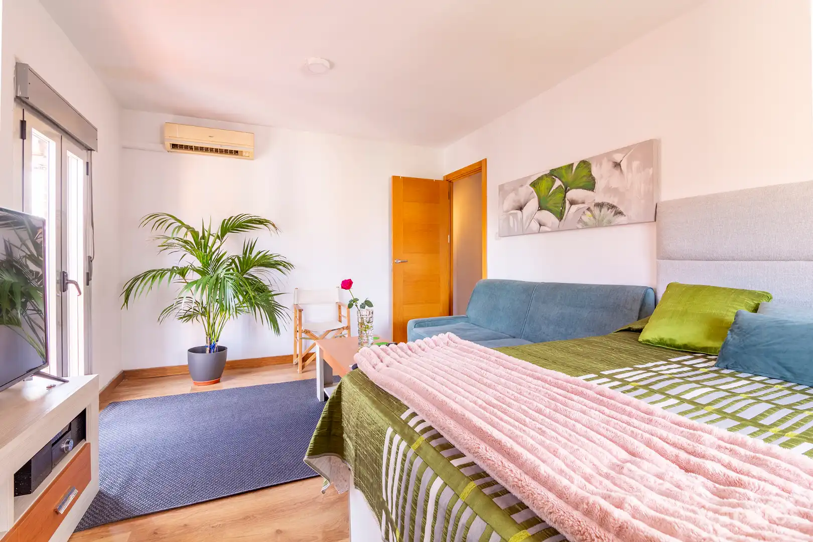 Bedroom of Flat for sale in Madrid  with Air Conditioner, Furnished and Oven