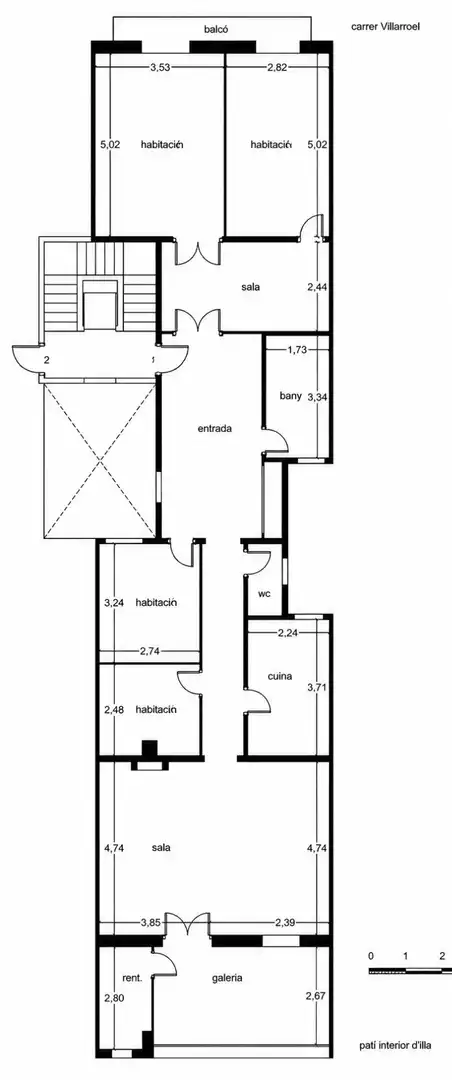 Piso con terraza en venta en Carrer Carrer Villarroel, imagen 46