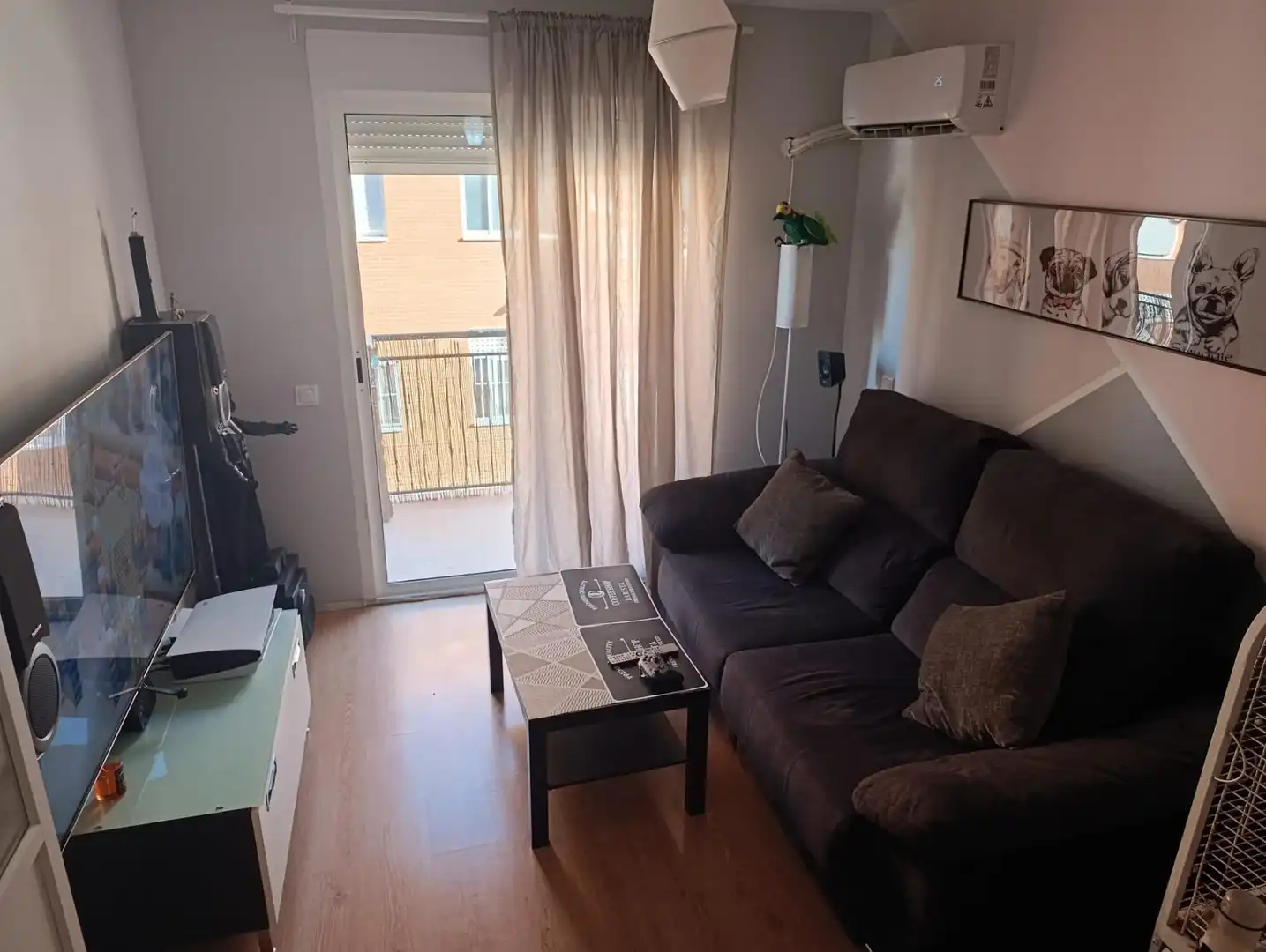Sala d'estar de Pis en venda en Murcia amb Aire condicionat, Traster i Moblat