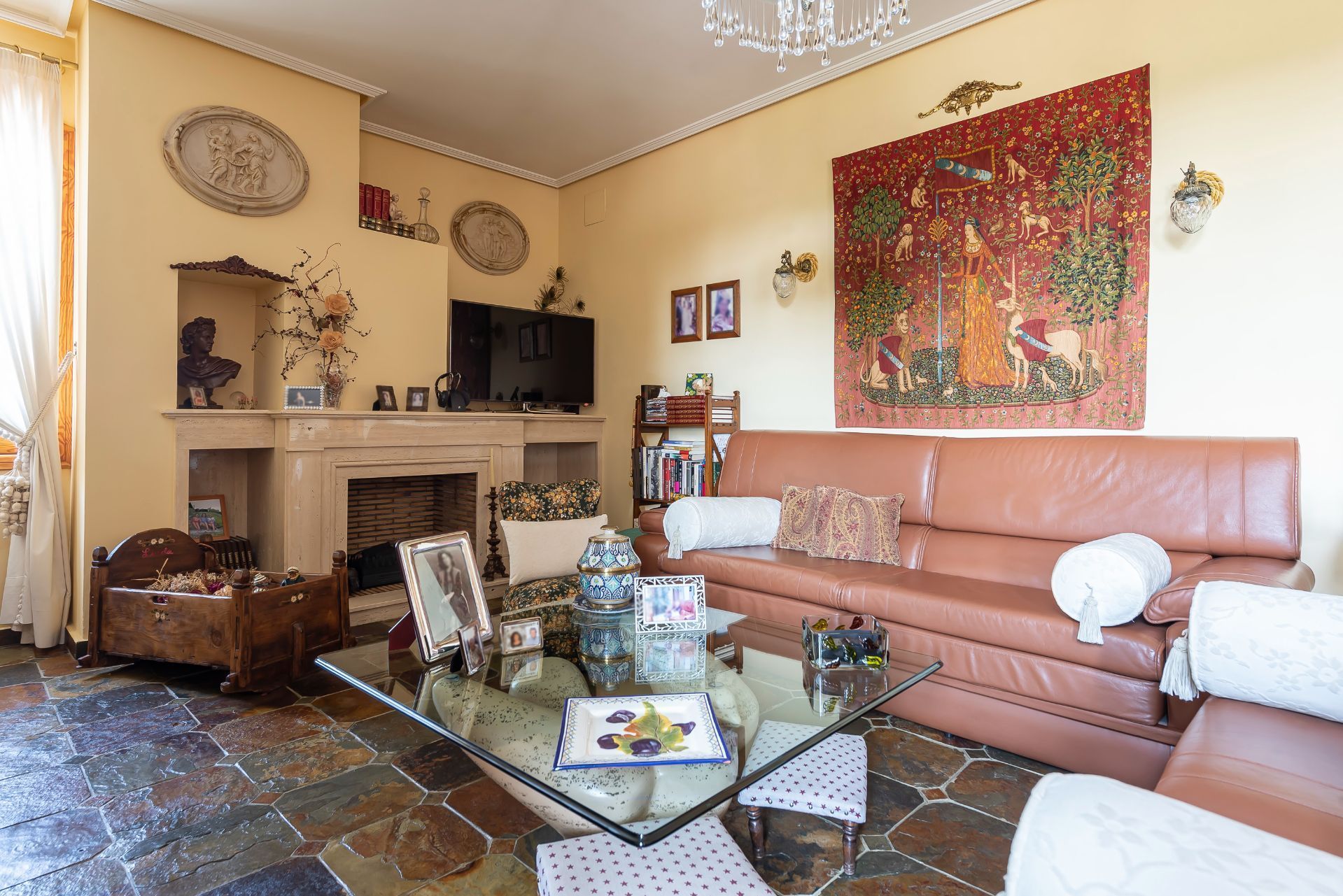 Living room of House or chalet for sale in Las Rozas de Madrid