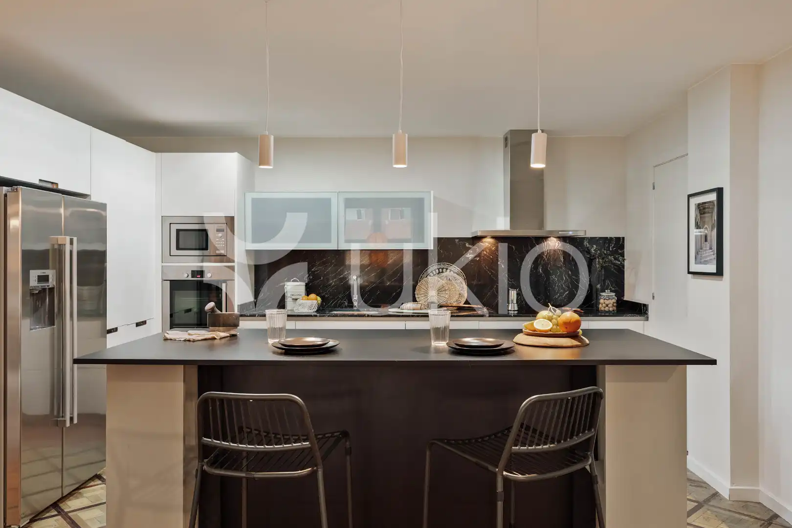 Kitchen of Apartments for rent in Barcelona  with Air Conditioner, Heating and Furnished