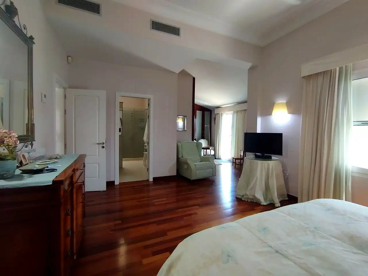 Bedroom of Houses for rent in San Bartolomé de Tirajana  with Air Conditioner, Private garden and Terrace