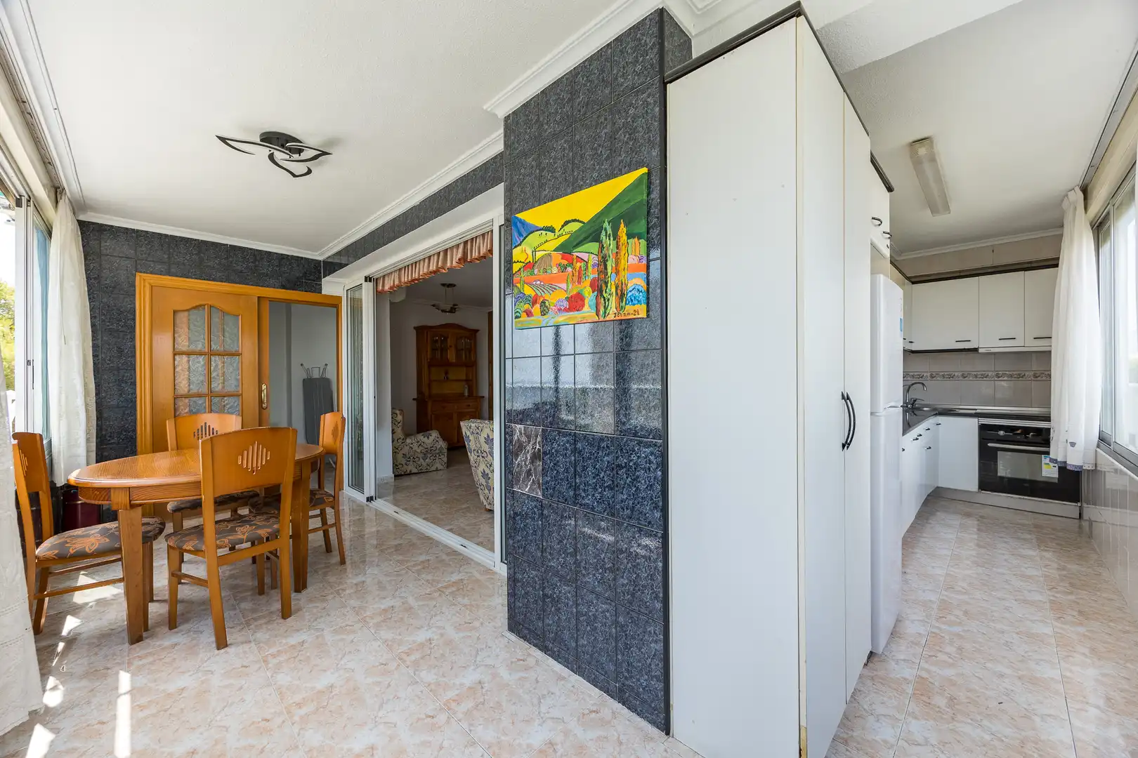 Kitchen of Apartments for sale in Benidorm  with Swimming Pool, Furnished and Community pool