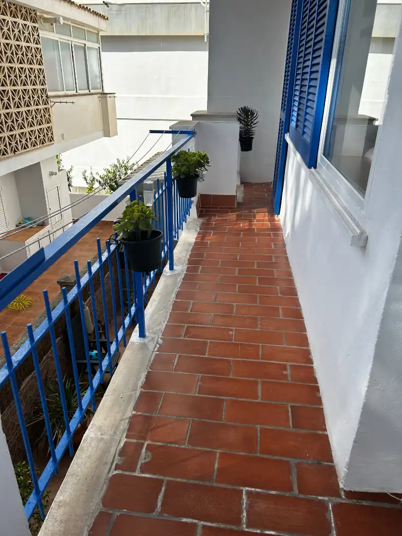 Balcony of Flat for rent in  Palma de Mallorca  with Air Conditioner, Heating and Furnished