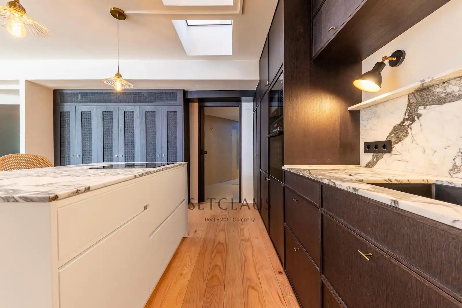 Cocina de Dúplex en venta en Badalona con Aire acondicionado, Calefacción y Terraza