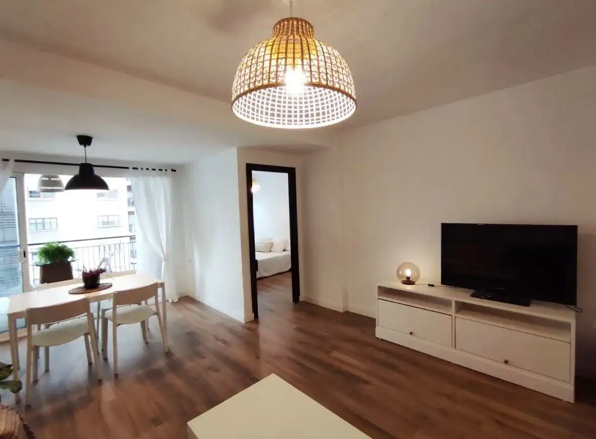 Sala de estar de Piso de alquiler en Valencia con Aire acondicionado, Amueblado y Horno