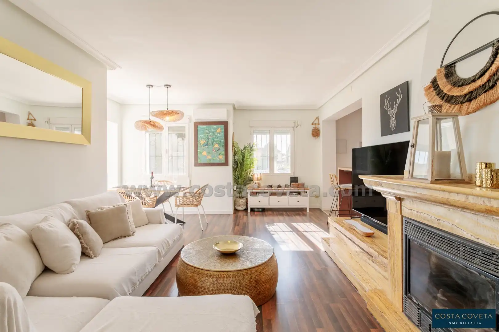 Living room of Houses for sale in El Campello  with Air Conditioner, Private garden and Terrace