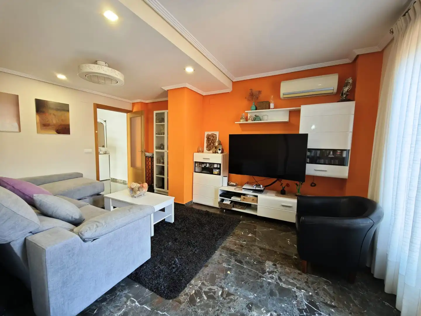 Living room of Attic for sale in Aldaia  with Air Conditioner, Heating and Terrace