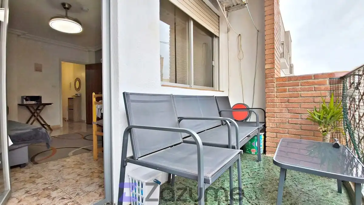 Balcony of Flat for rent in Mazarrón  with Air Conditioner, Terrace and Furnished