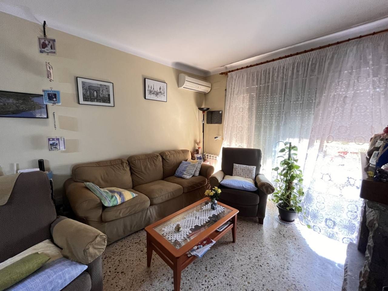 Sala de estar de Piso en venta en Caldes de Montbui con Aire acondicionado, Calefacción y Balcón