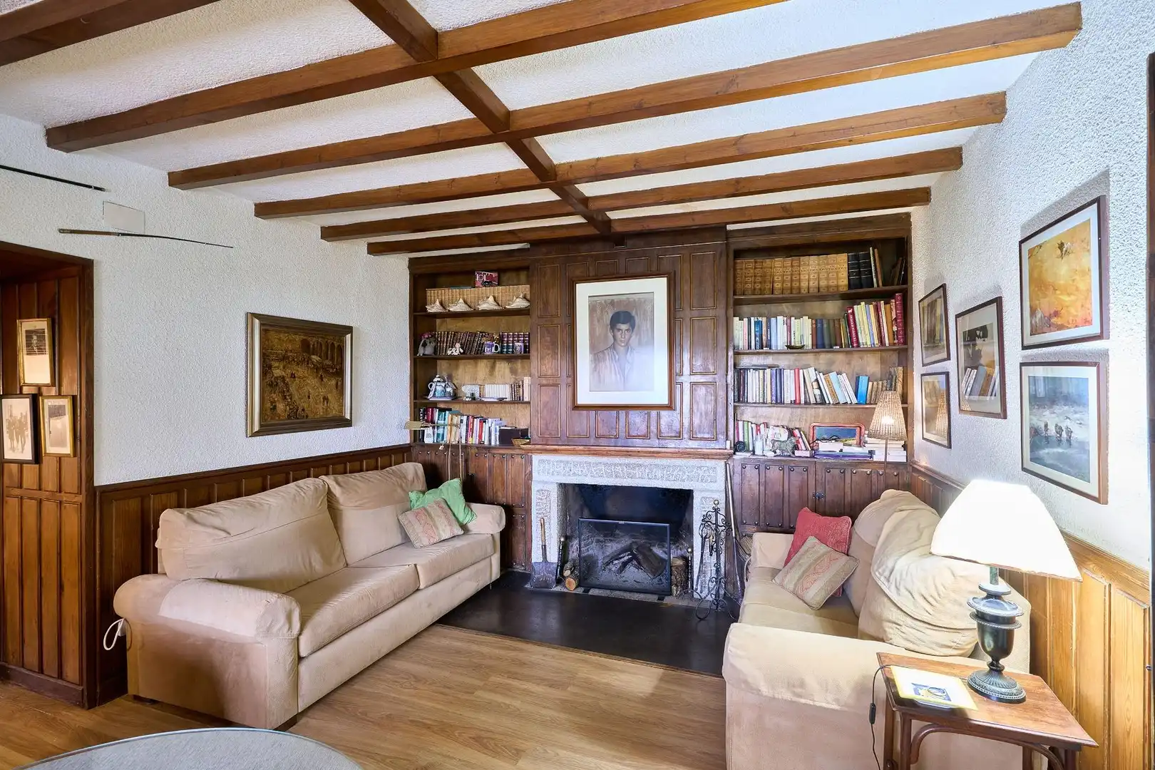 Sala de estar de Finca rústica en venta en Horcajo Medianero