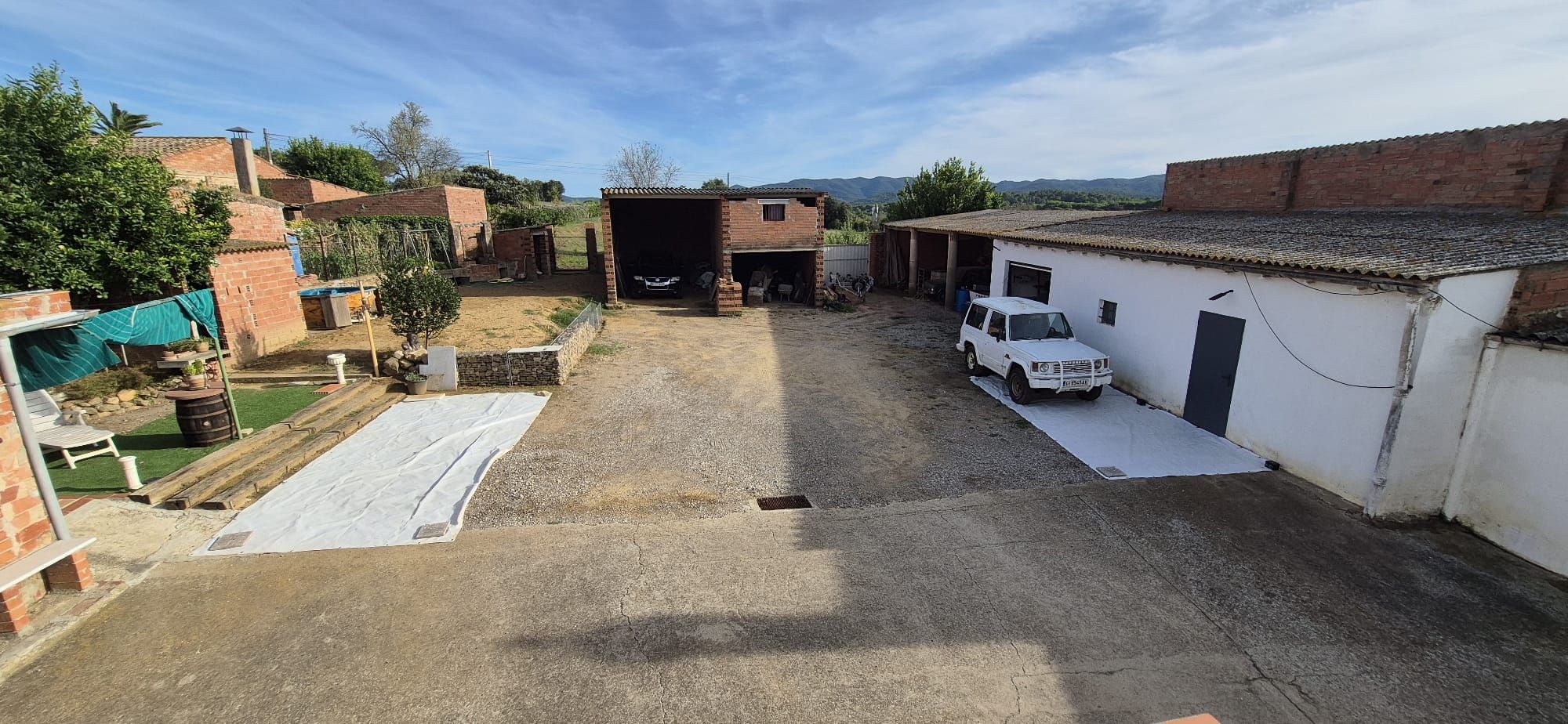 Parkplatz von Country house zum verkauf in Cruïlles, Monells I Sant Sadurní de L'Heura mit Privatgarten, Terrasse und Abstellraum