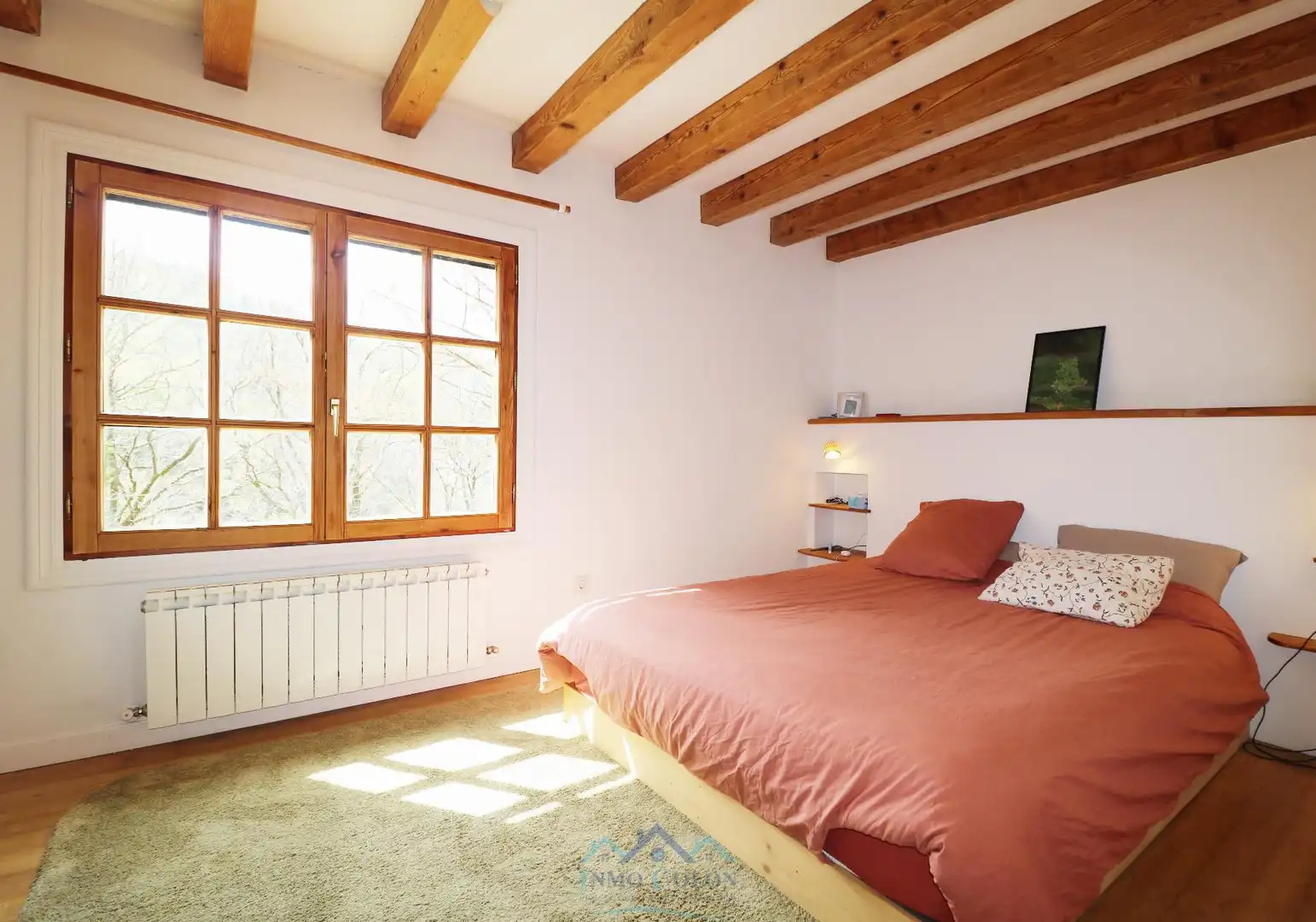 Bedroom of Houses for sale in Etxalar  with Heating, Terrace and Storage room