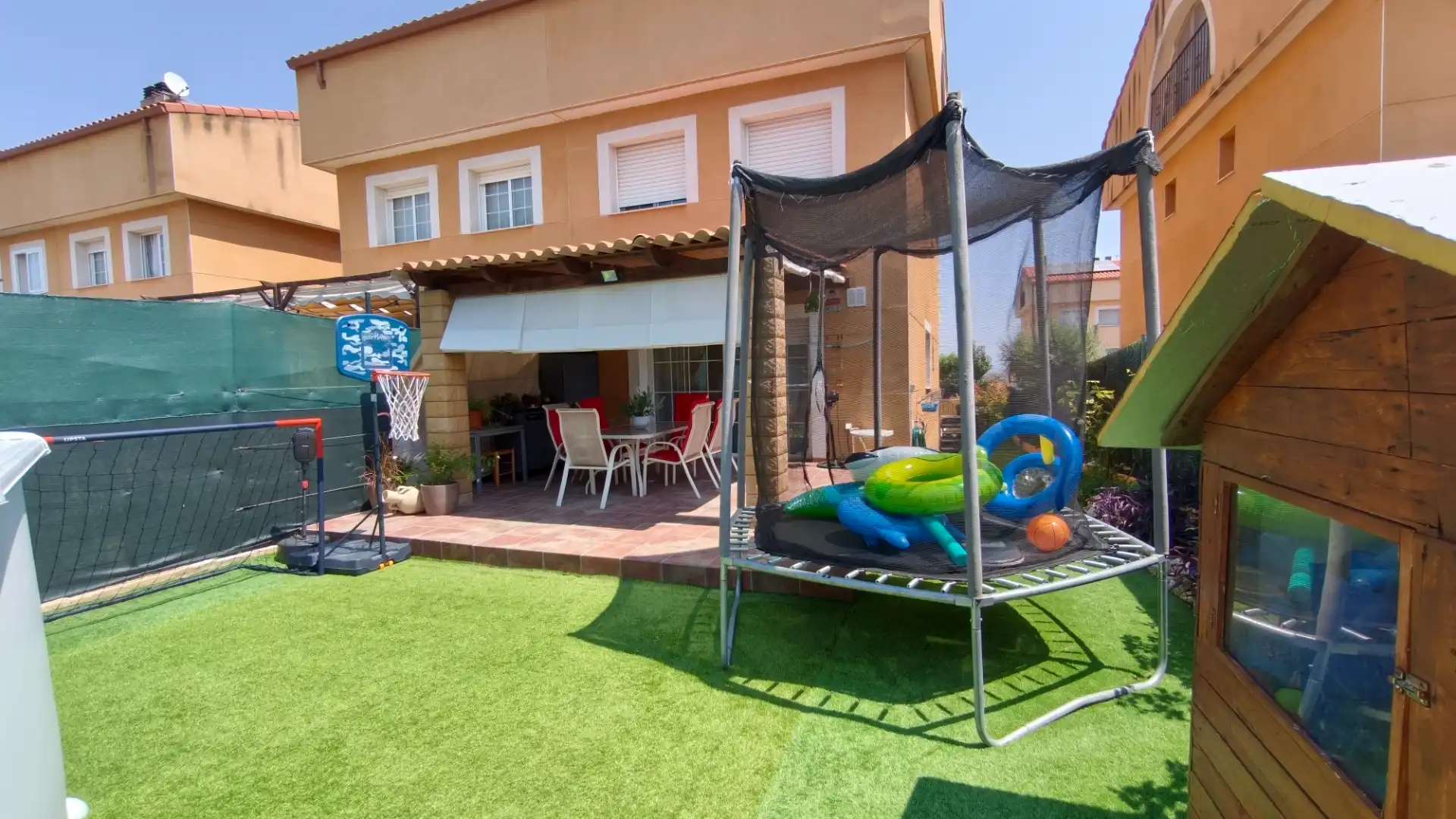 Terraza de Casa adosada en venta en Sant Salvador de Guardiola con Calefacción, Jardín privado y Parquet