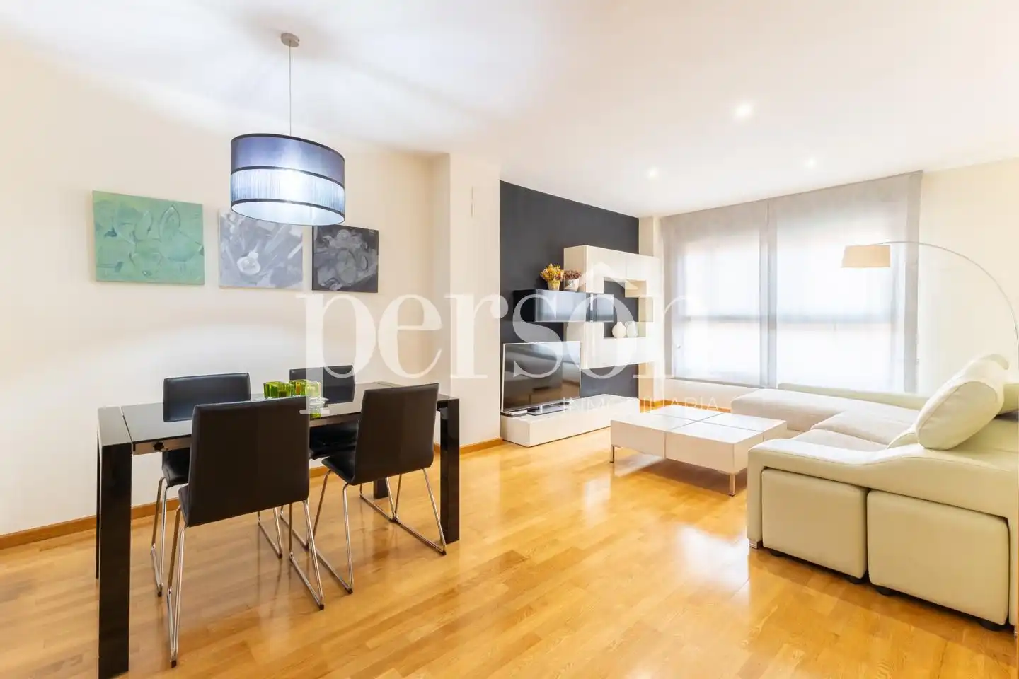 Sala de estar de Piso de alquiler en Valencia con Aire acondicionado, Parquet y Amueblado