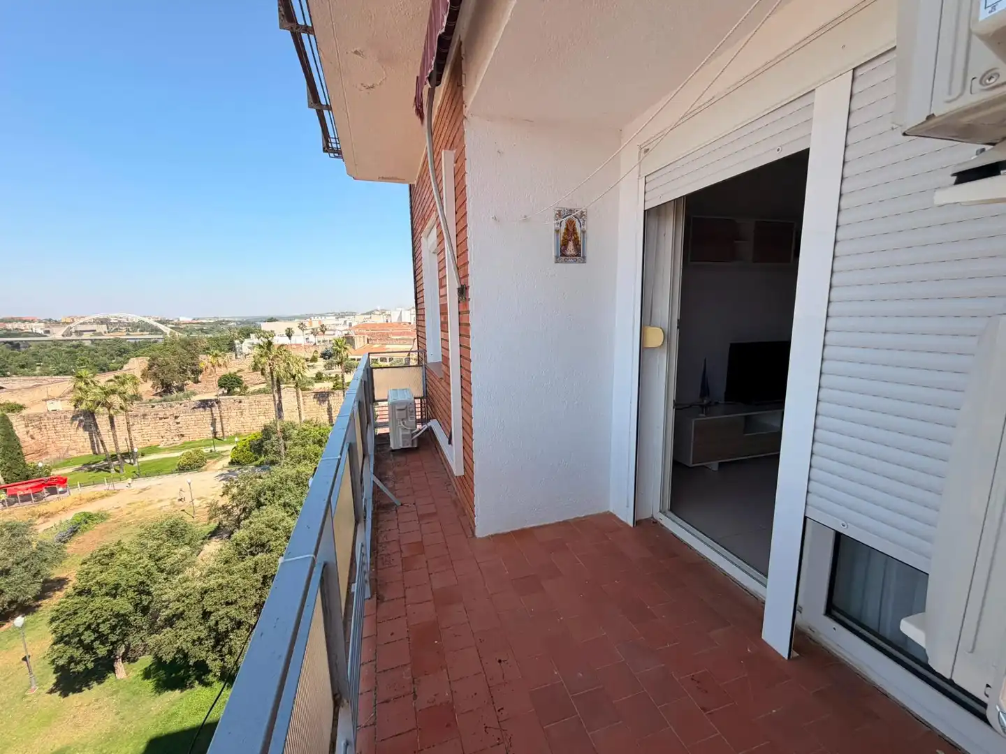 Terraza de Piso de alquiler en Mérida con Aire acondicionado, Calefacción y Amueblado