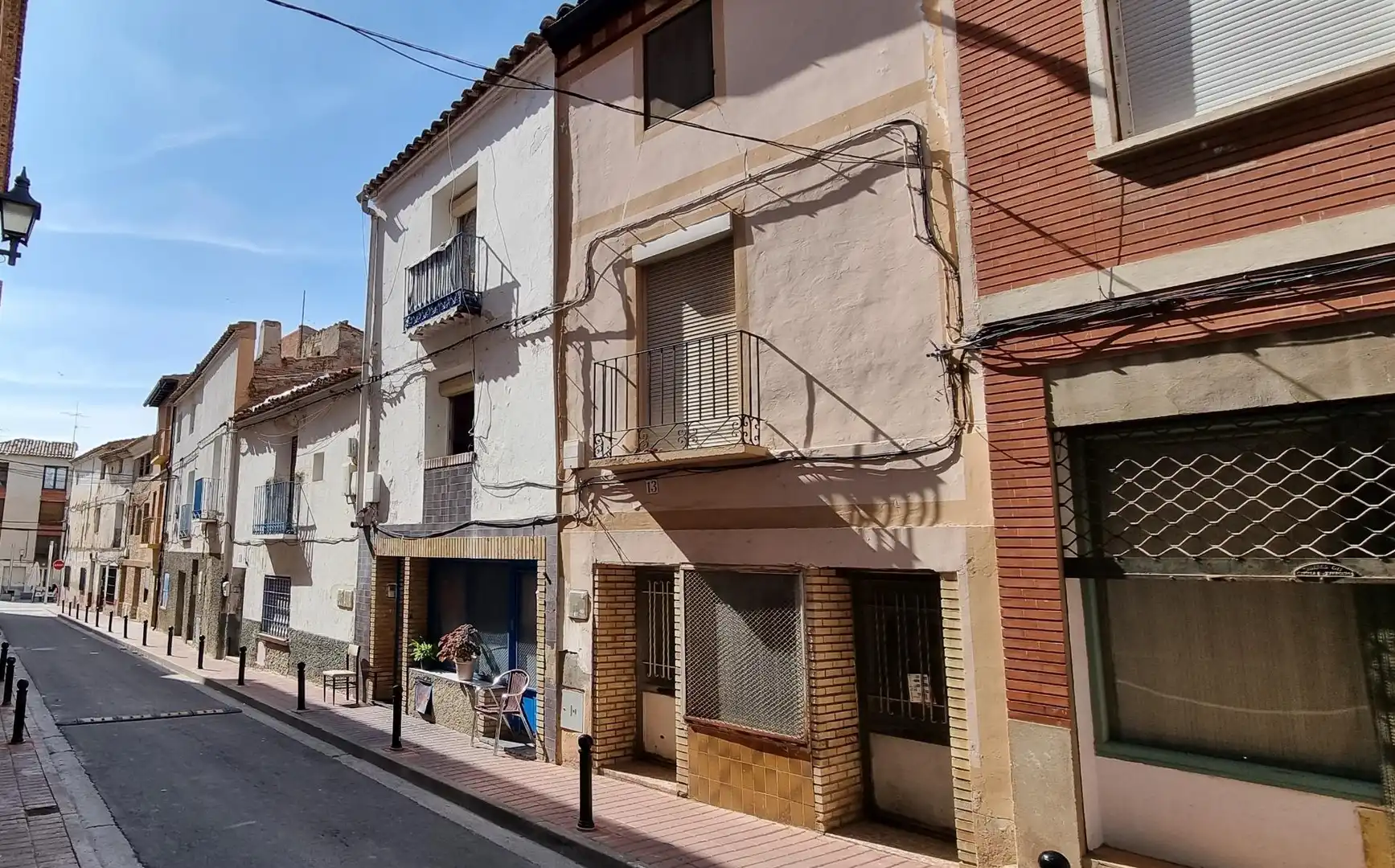 Vista exterior de Casa adosada en venta en Épila