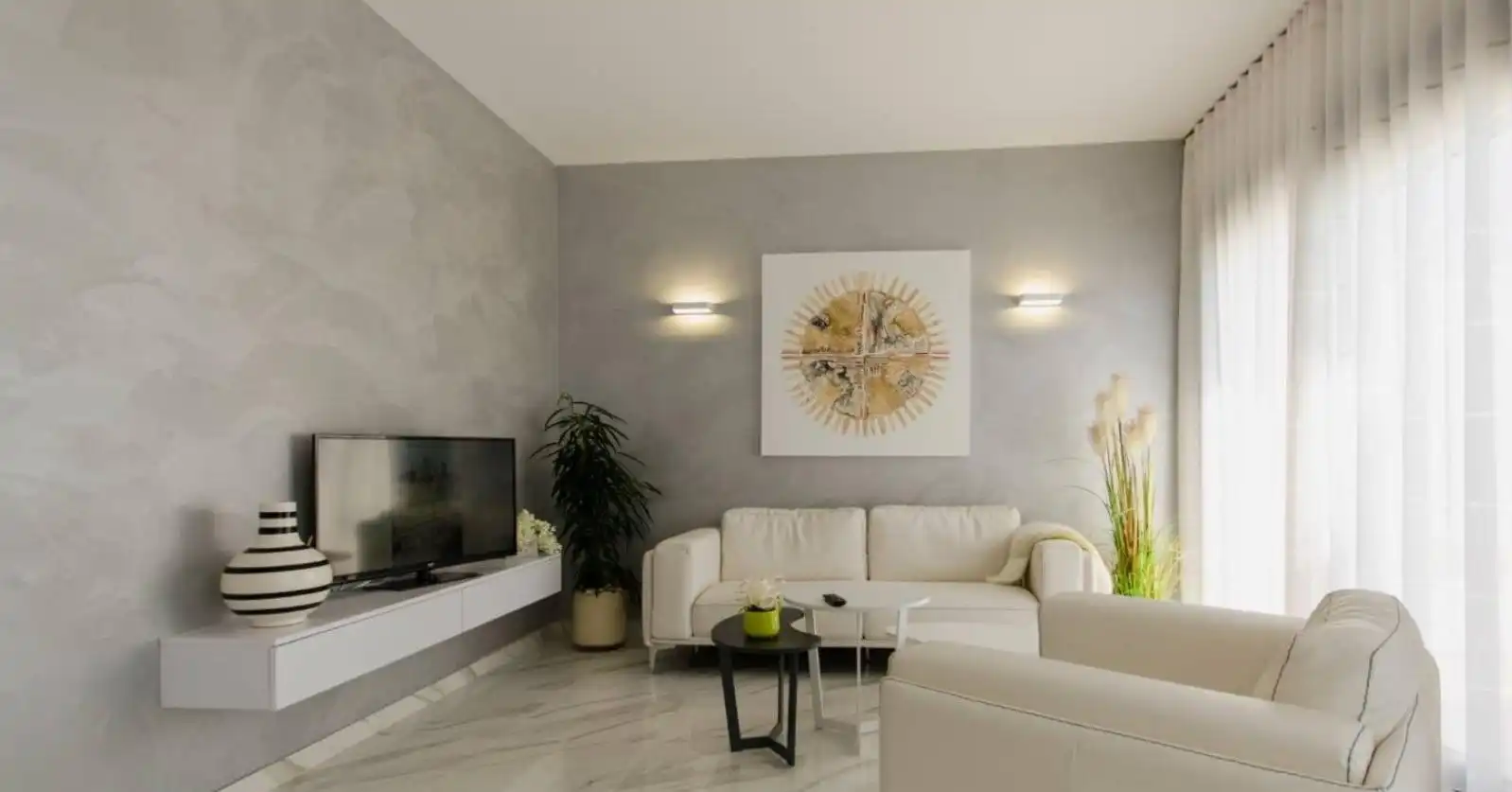 Wohnzimmer von Haus oder Chalet zum Verkauf in Cartagena mit Privatgarten, Terrasse und Gemeinschaftspool
