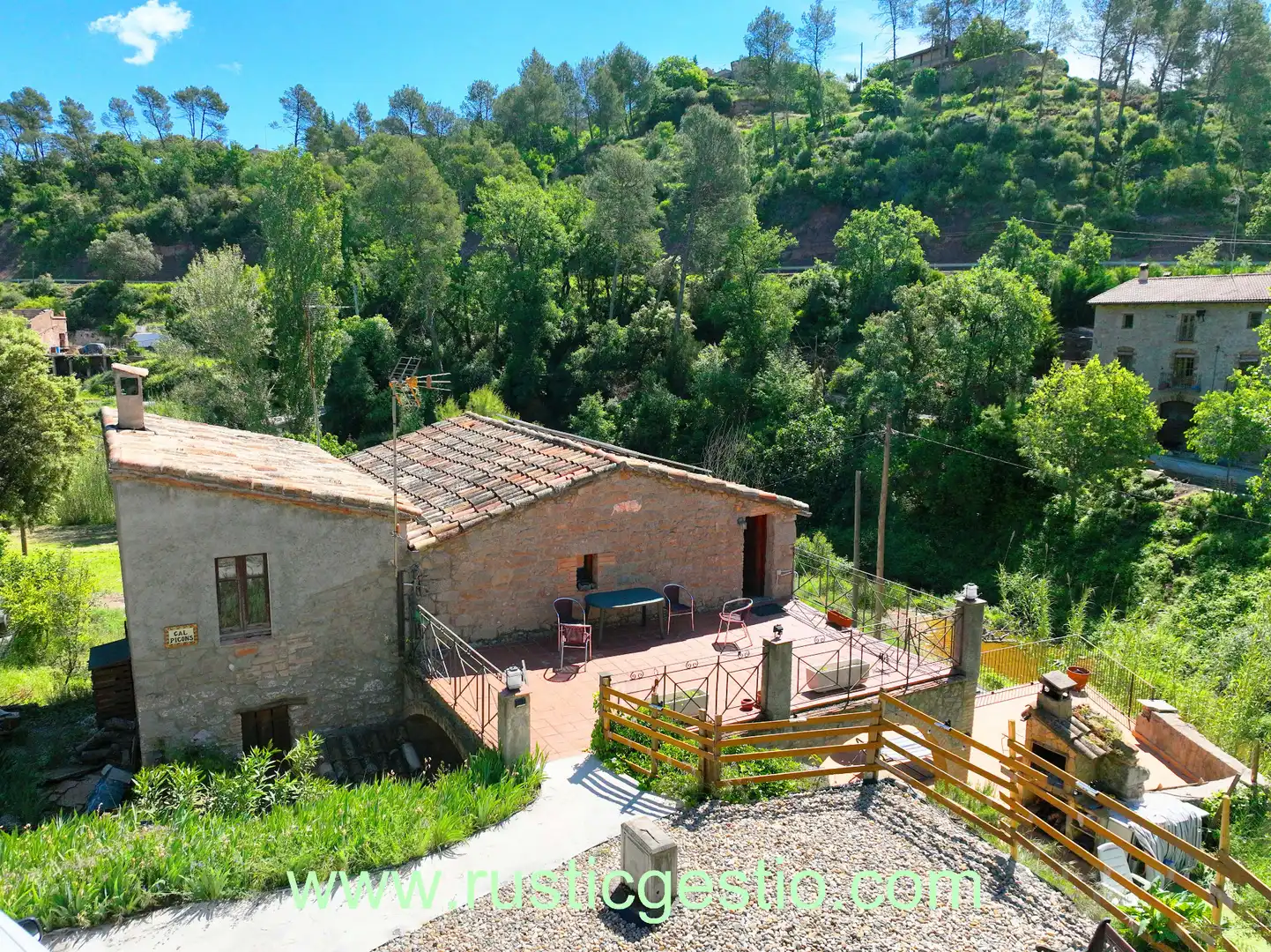 Garden of Country homes for sale in Sant Salvador de Guardiola  with Private garden, Terrace and Swimming Pool