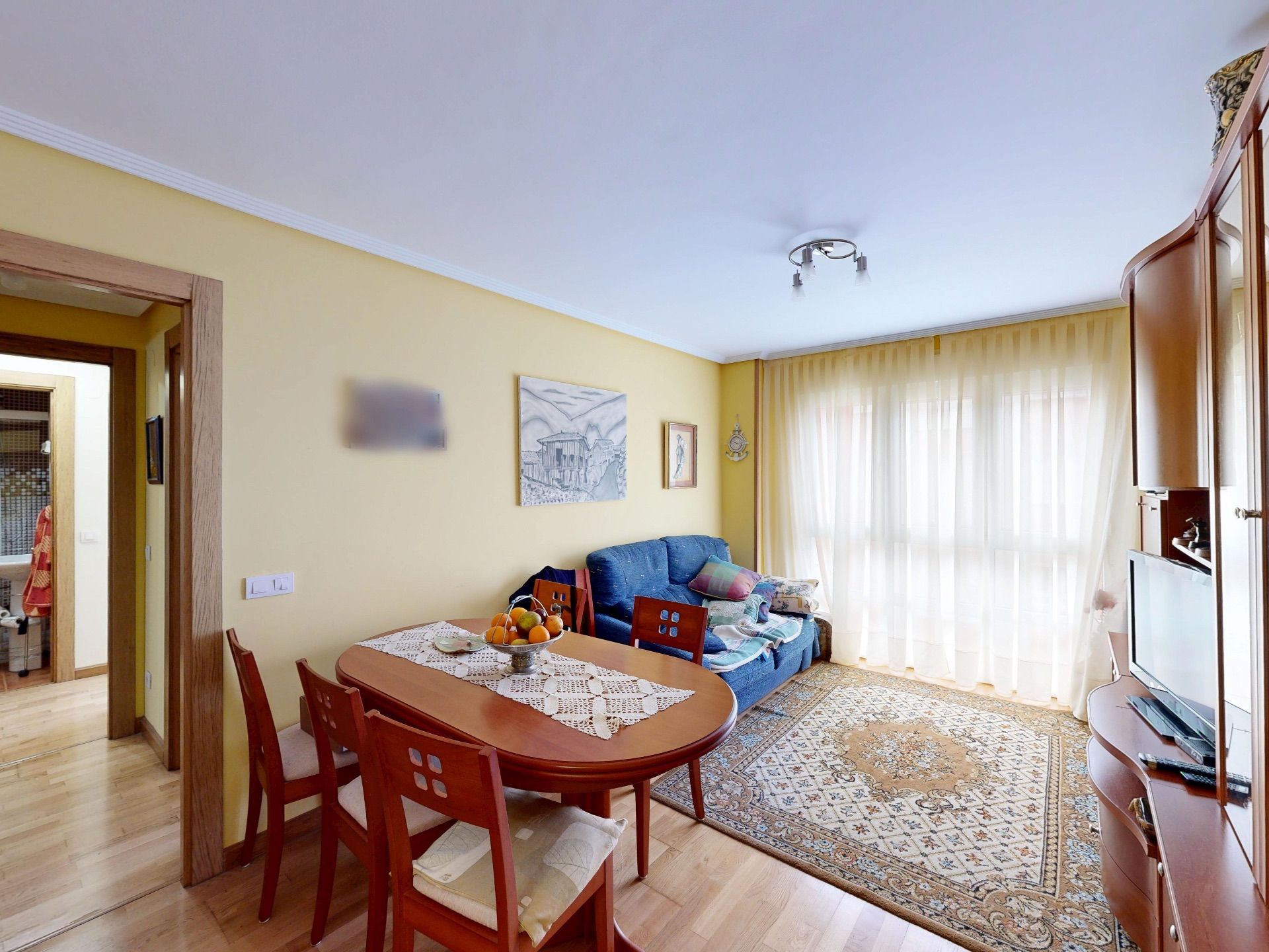 Living room of Flat for sale in Foz  with Heating, Storage room and Community pool