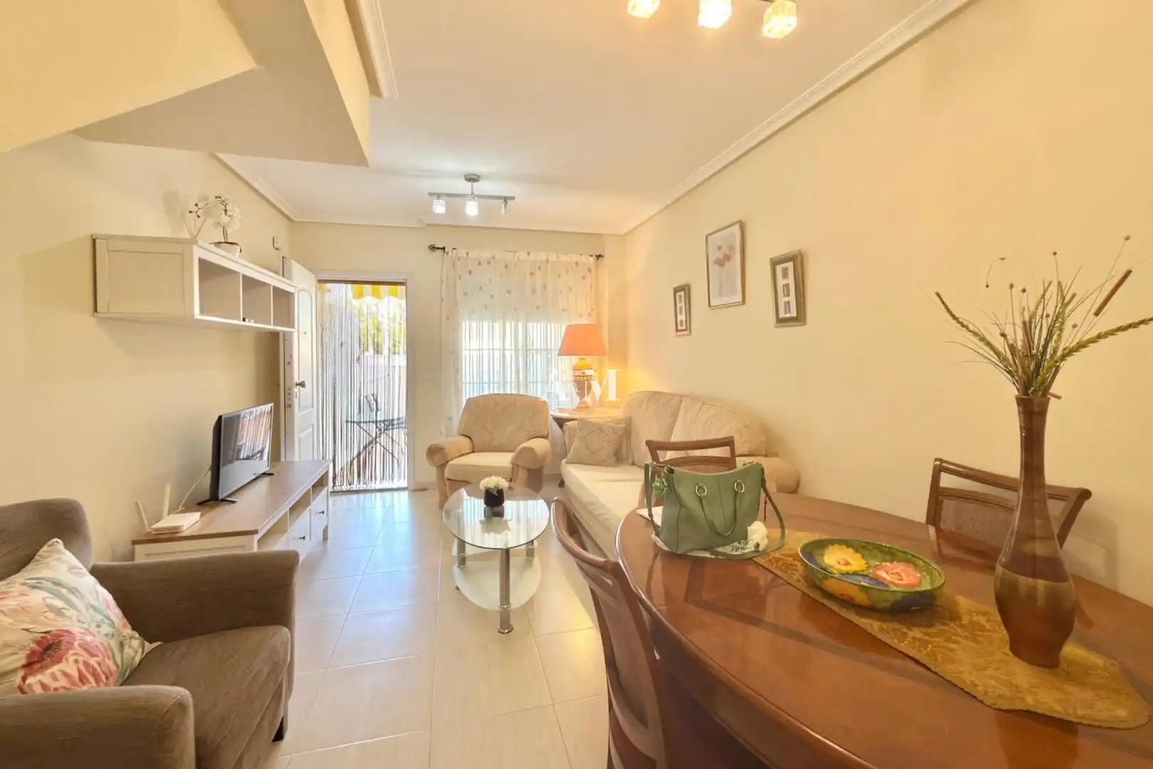 Wohnzimmer von Einfamilien-Reihenhaus zur Miete in San Javier mit Terrasse, Schwimmbad und Möbliert