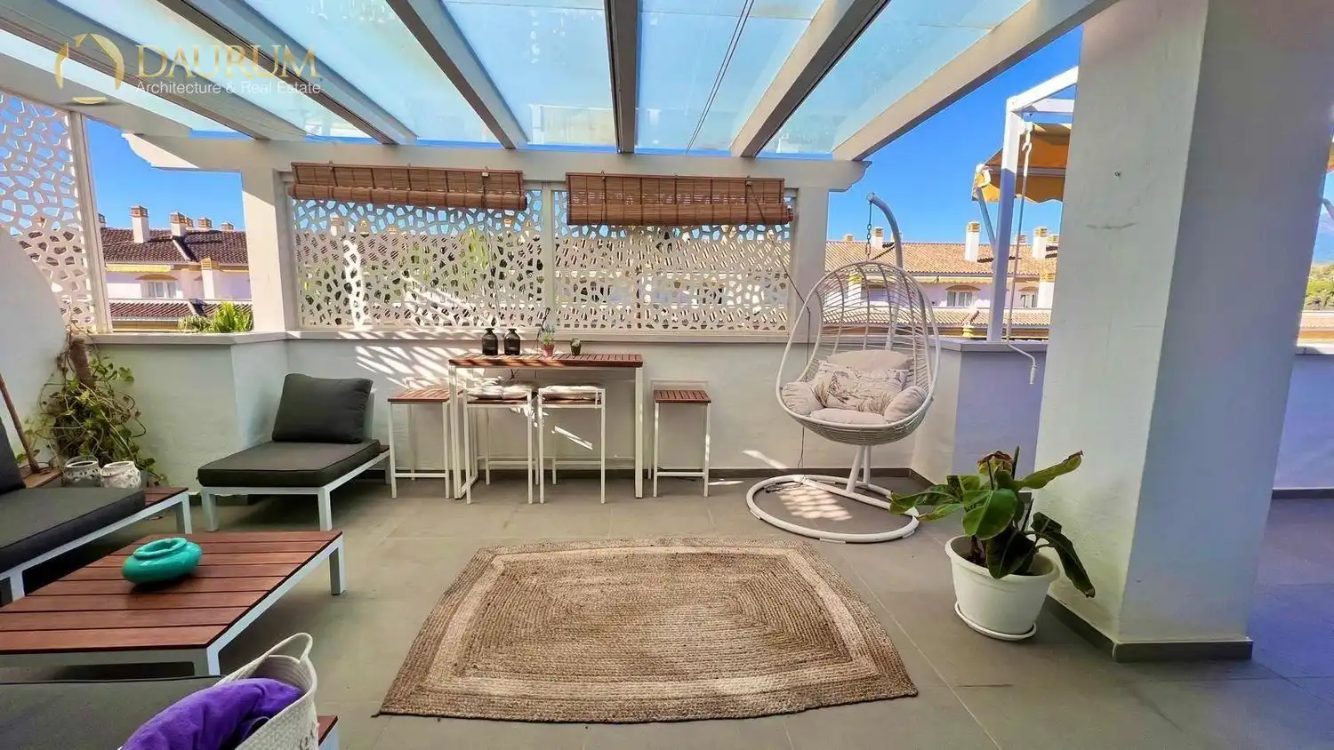 Terrace of Flat for sale in Marbella  with Air Conditioner, Heating and Private garden