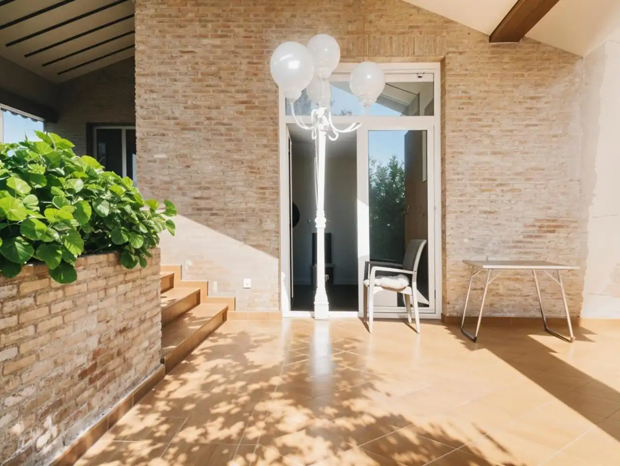 Terrassa de Casa o xalet en venda en Tomares amb Aire condicionat, Jardí privat i Parquet