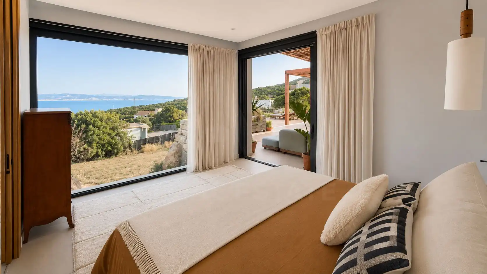 Bedroom of Houses for sale in Tarifa  with Heating, Terrace and Swimming Pool