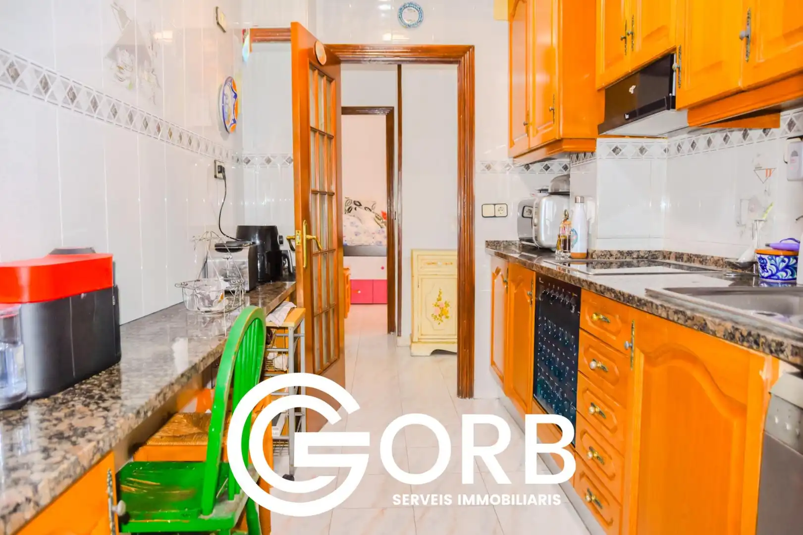 Kitchen of Flat for sale in Mataró  with Balcony