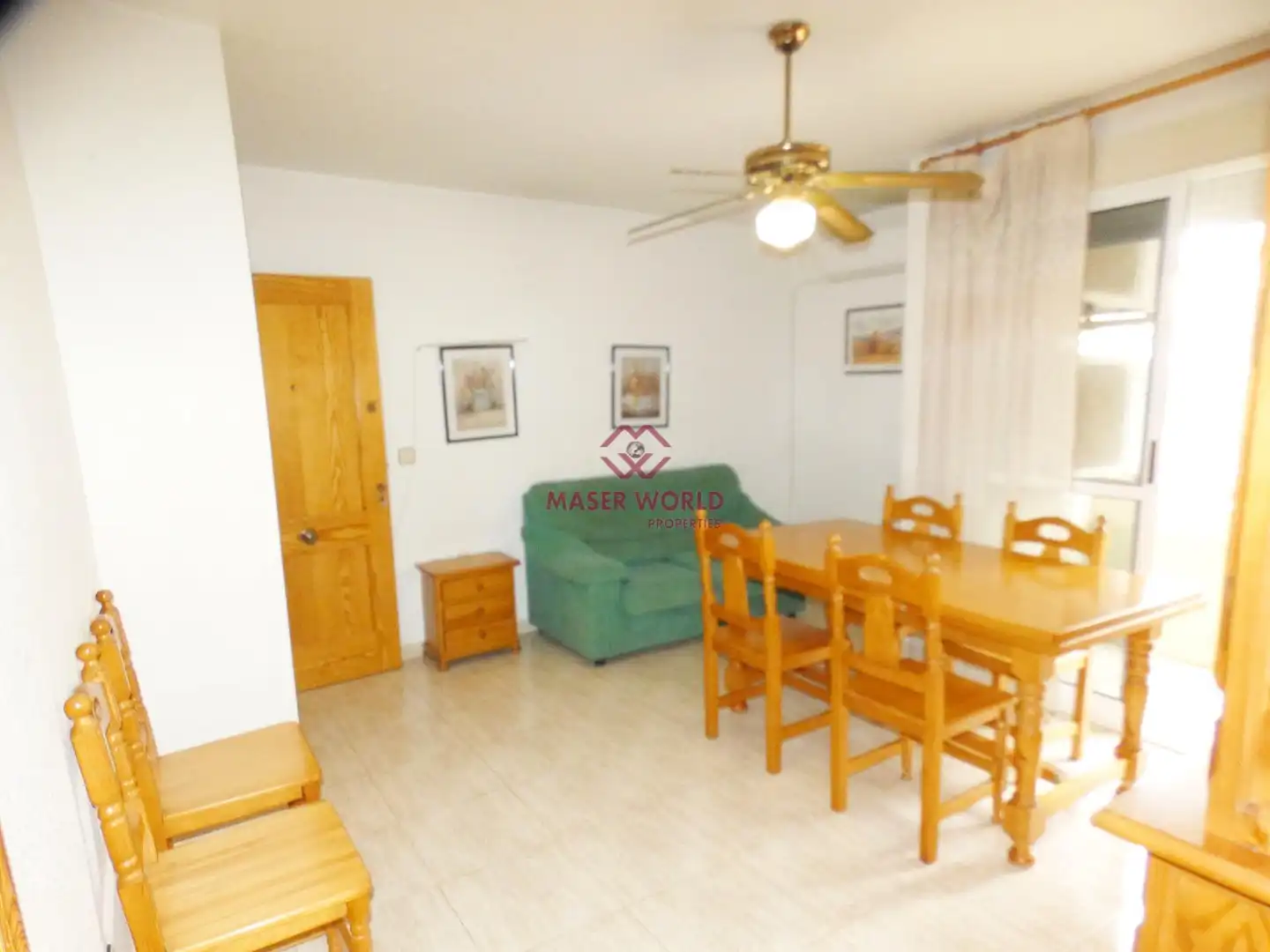 Living room of Flat for sale in Mazarrón  with Furnished and Balcony