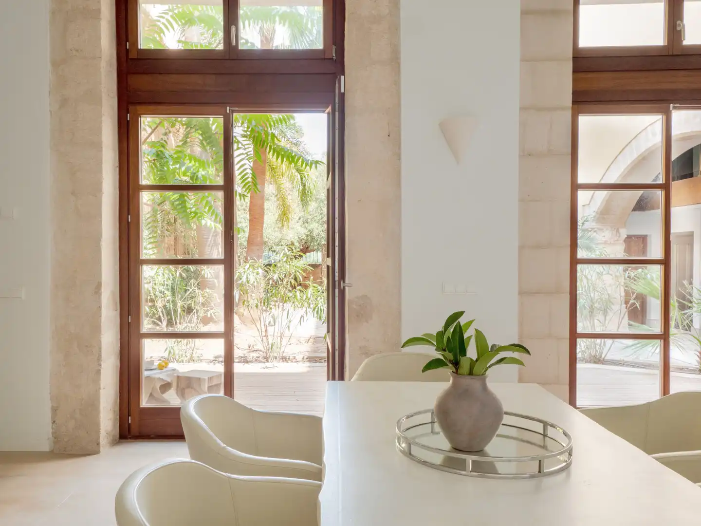 Comedor de Apartamento en venta en  Palma de Mallorca con Aire acondicionado, Jardín privado y Terraza