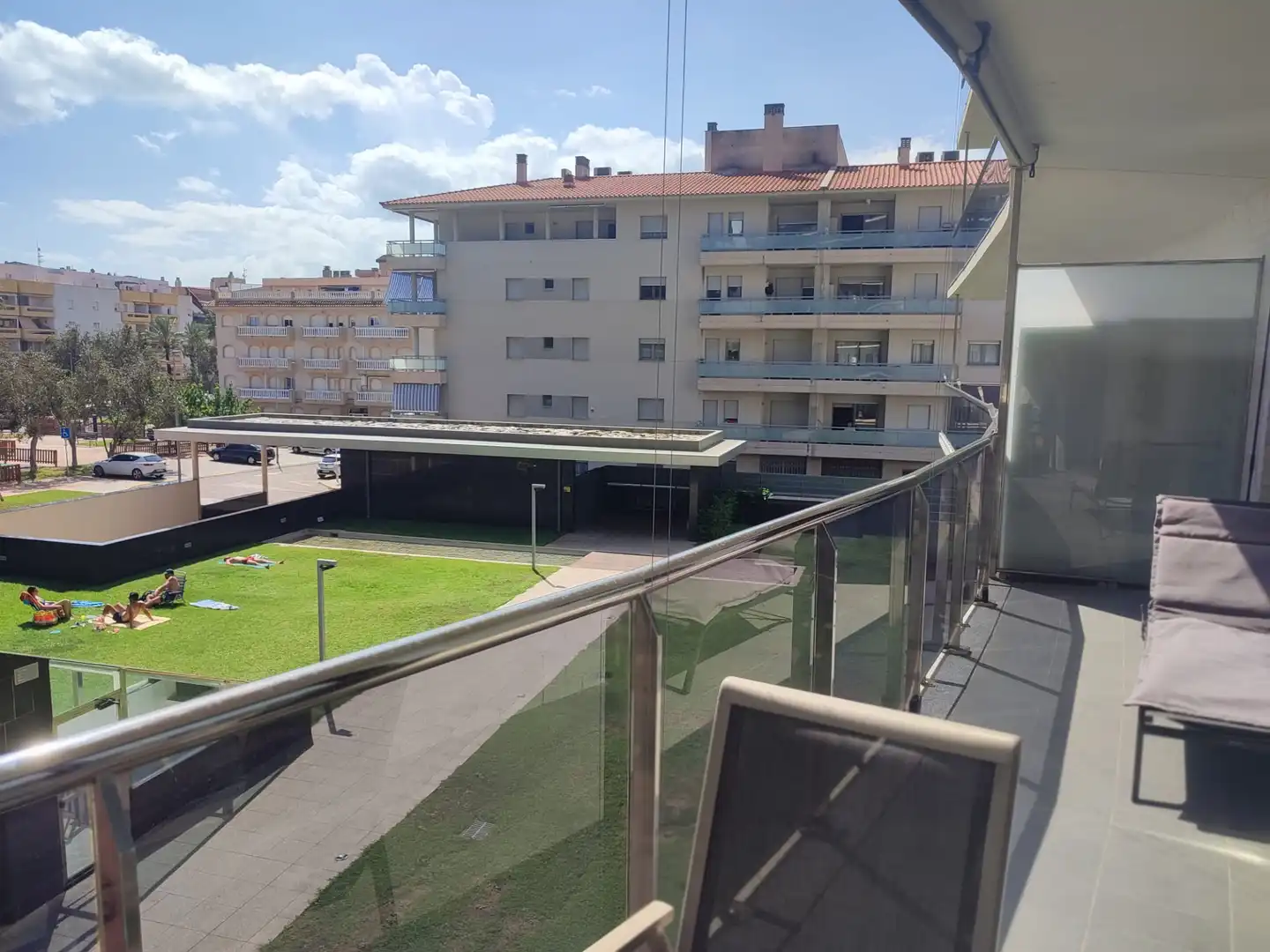 Terrasse von Wohnungen zum Verkauf in L'Ampolla mit Klimaanlage, Heizung und Terrasse