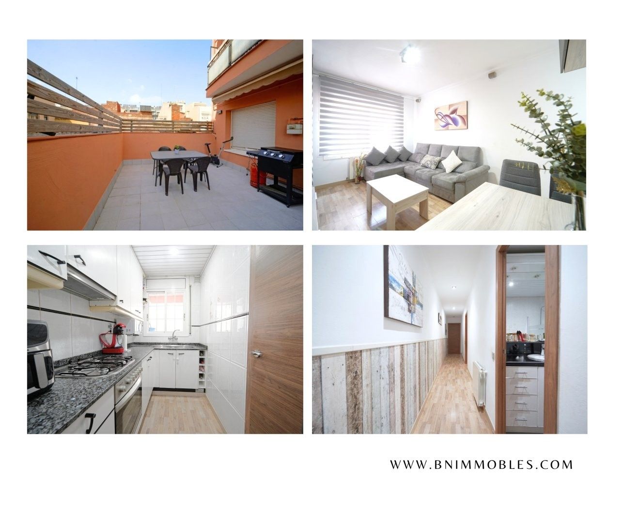 Vista exterior de Pis en venda en Terrassa amb Calefacció i Terrassa