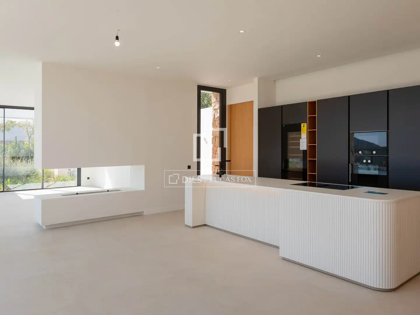 Sala de estar de Casa o chalet en venta en Santa Eulària des Riu con Aire acondicionado, Jardín privado y Terraza