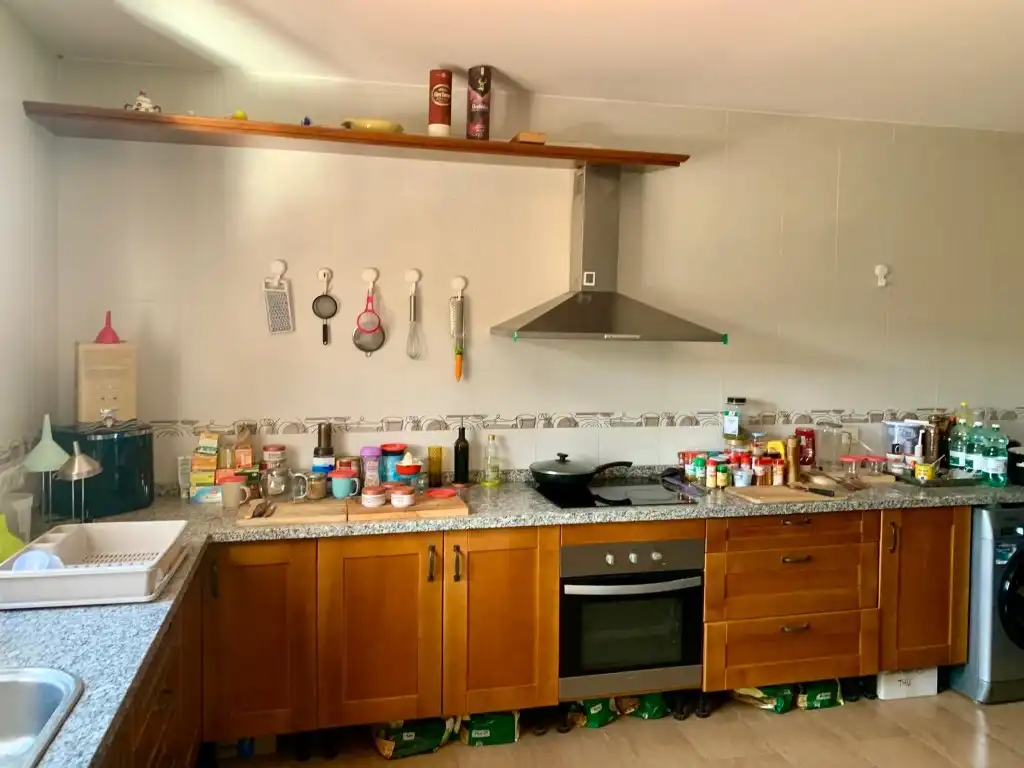 Cuina de Casa o xalet en venda en Viñuela amb Aire condicionat, Jardí privat i Terrassa